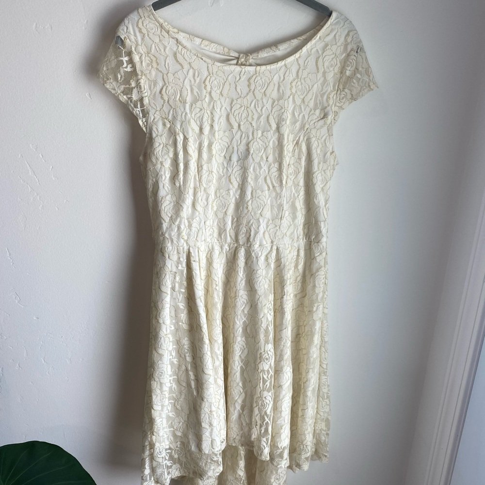 Beautiful Cream and Gold Dress